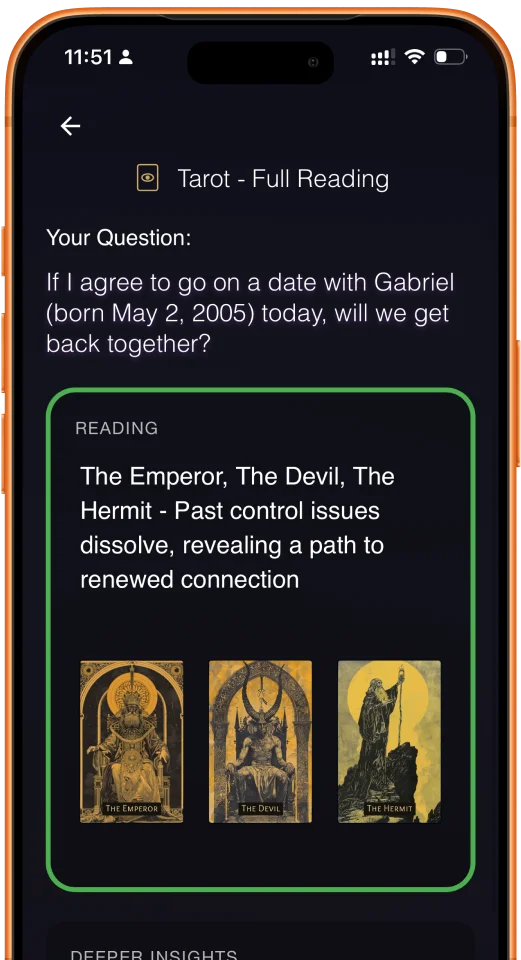 Whiss tarot full reading: three cards answer a personal question.